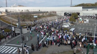 寝屋川ハーフマラソン　スタート②